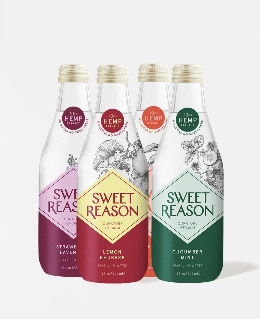 sweet reason cbd infused sparkling water