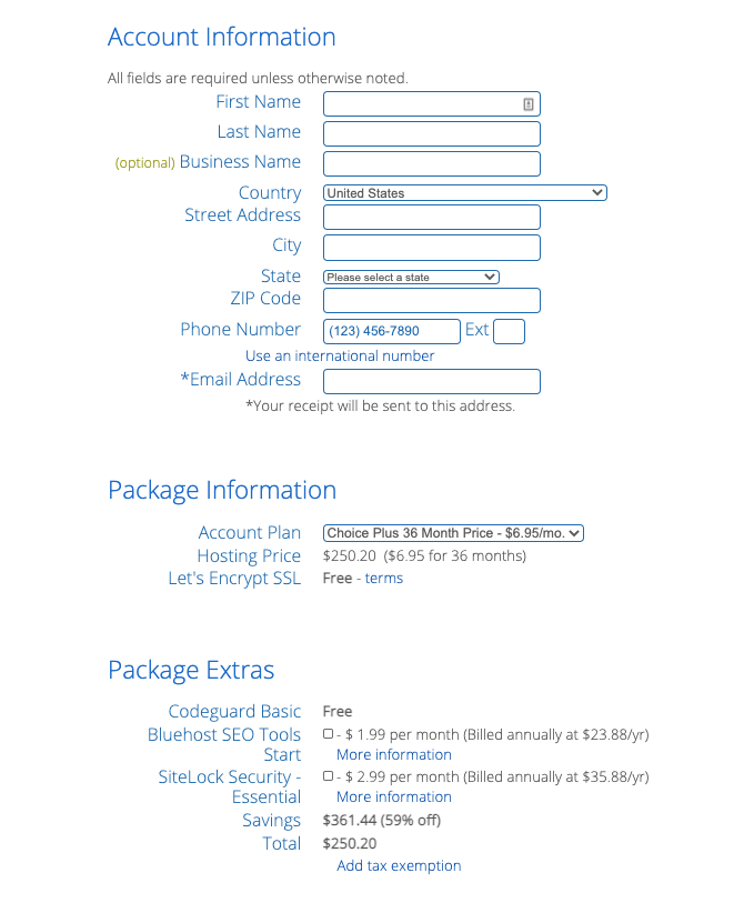 create a website using wordpress
