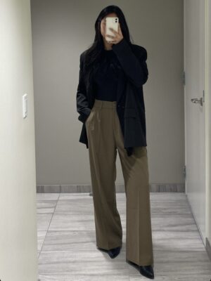 Wide Leg Trousers for Work