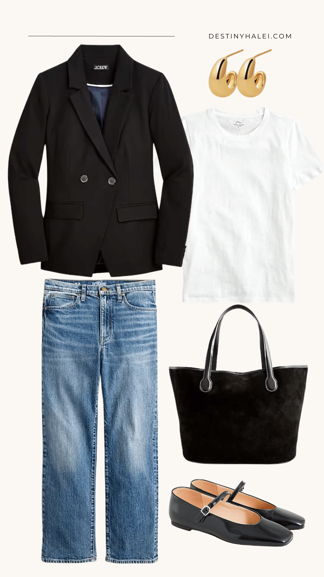 how to dress up blue jeans