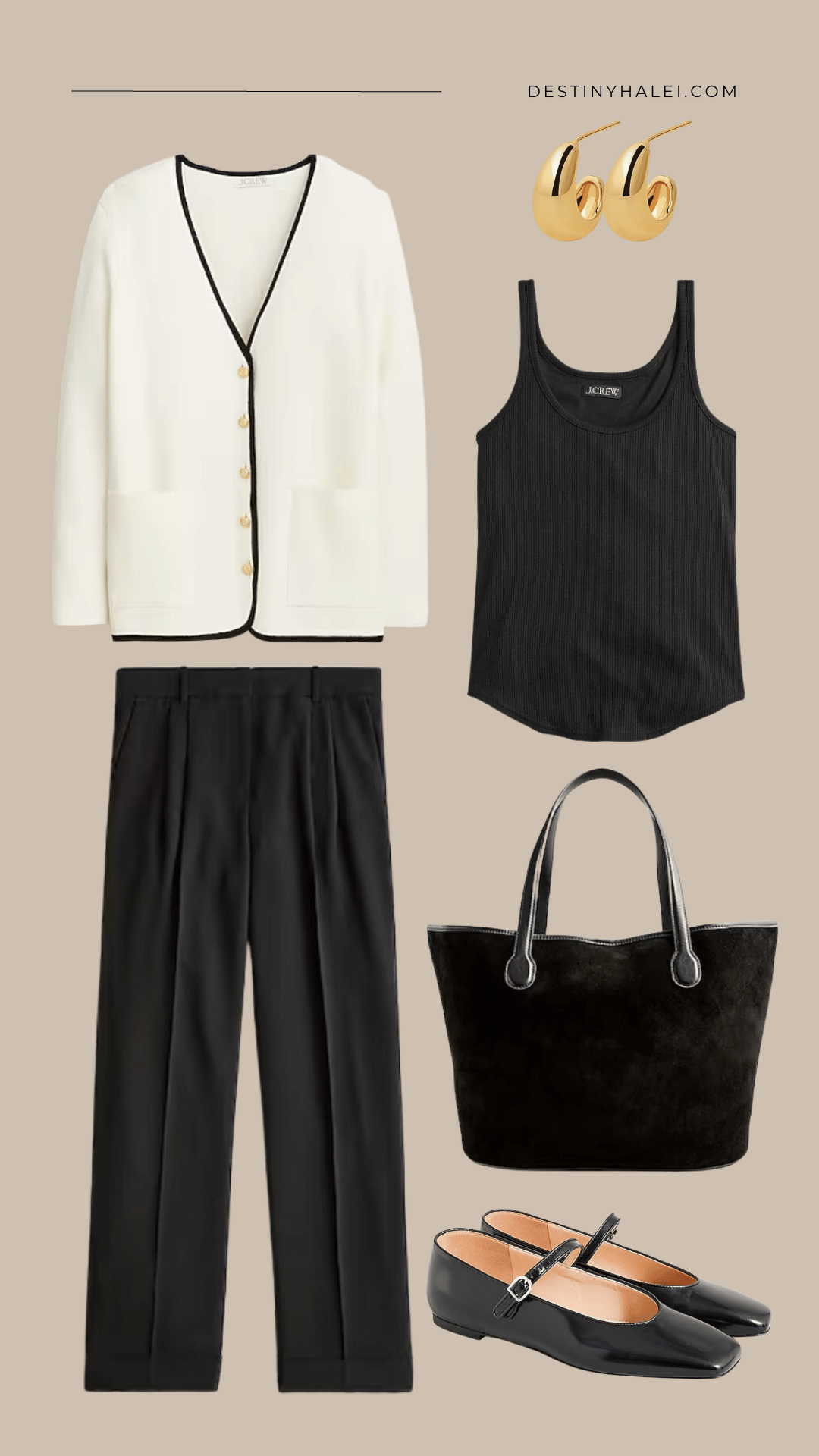 casual work outfits with flats